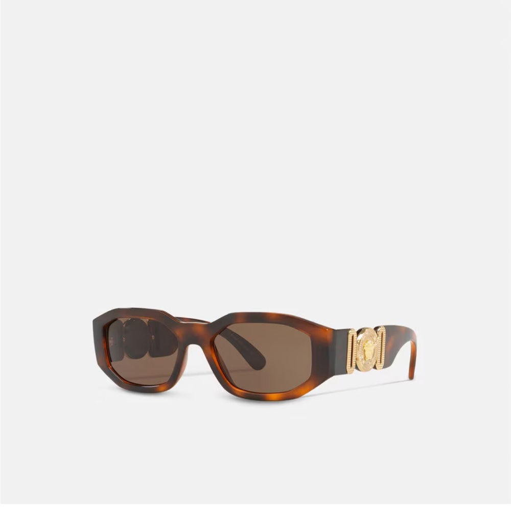 Versace Brown and Gold Sunglasses